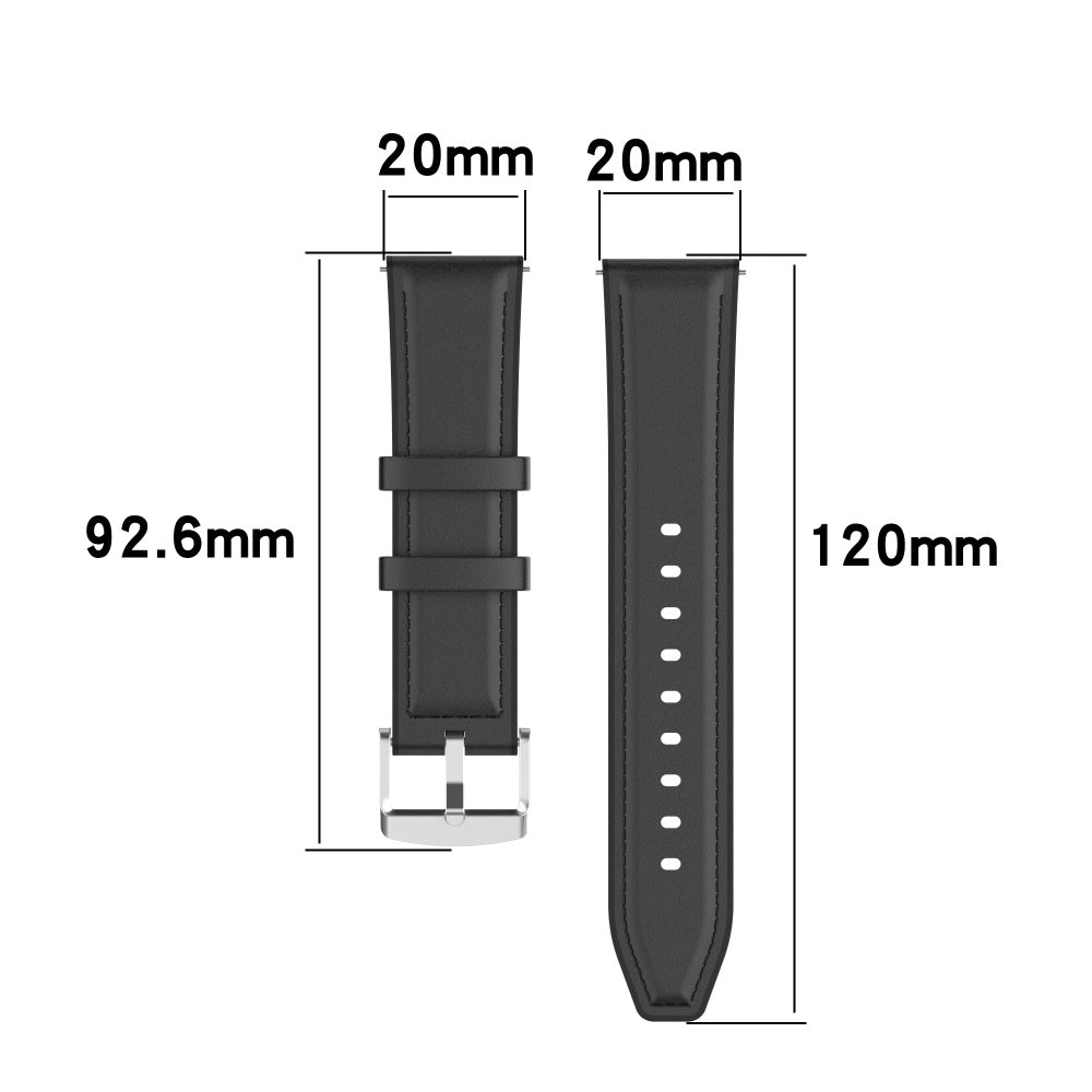 Correa Techsuit W007 para Samsung Galaxy Watch / Huawei Watch Series, 20mm, Negra.