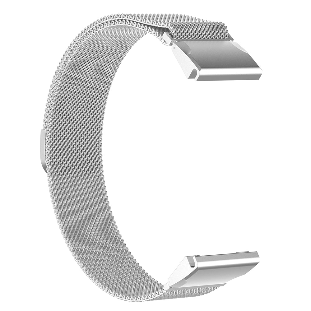 Correa Techsuit W009 para Garmin Watch Fenix Series, 26mm, Plateada