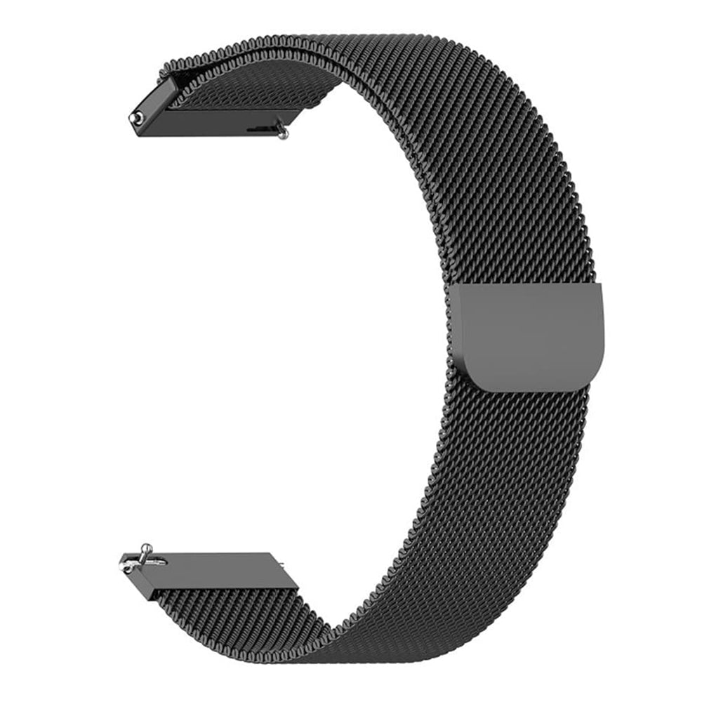 Techsuit W009 Strap for Huawei Watch / Garmin Watch Series, 18mm, Black