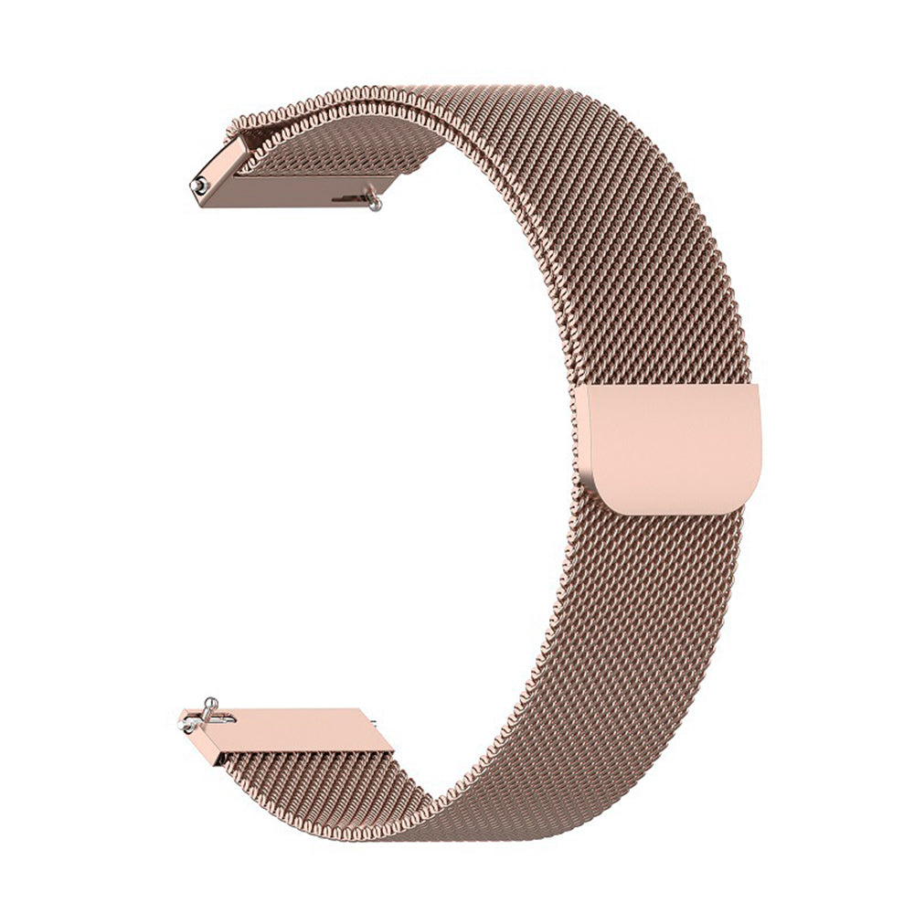 Correa Techsuit W009 para Huawei Watch / Garmin Watch Series, 18mm, Rosa Dorado
