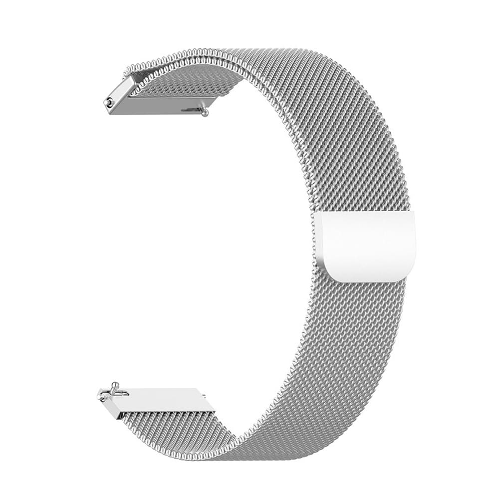 Correa Techsuit W009 para Samsung Galaxy Watch / Huawei Watch Series, 22mm, Plateada