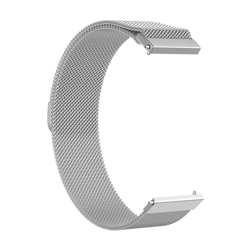 Correa Techsuit W009 para Samsung Galaxy Watch / Huawei Watch Series, 22mm, Plateada
