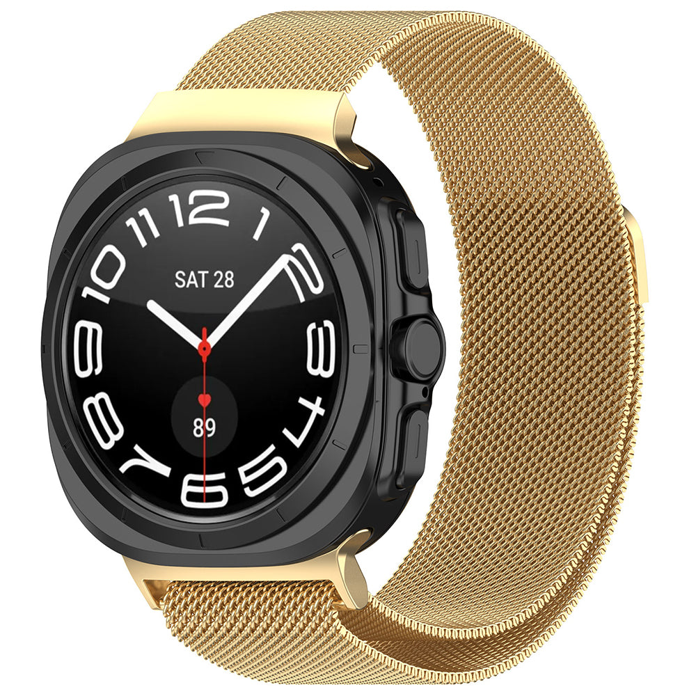 Correa Techsuit W009 para Samsung Galaxy Watch Ultra, Dorada
