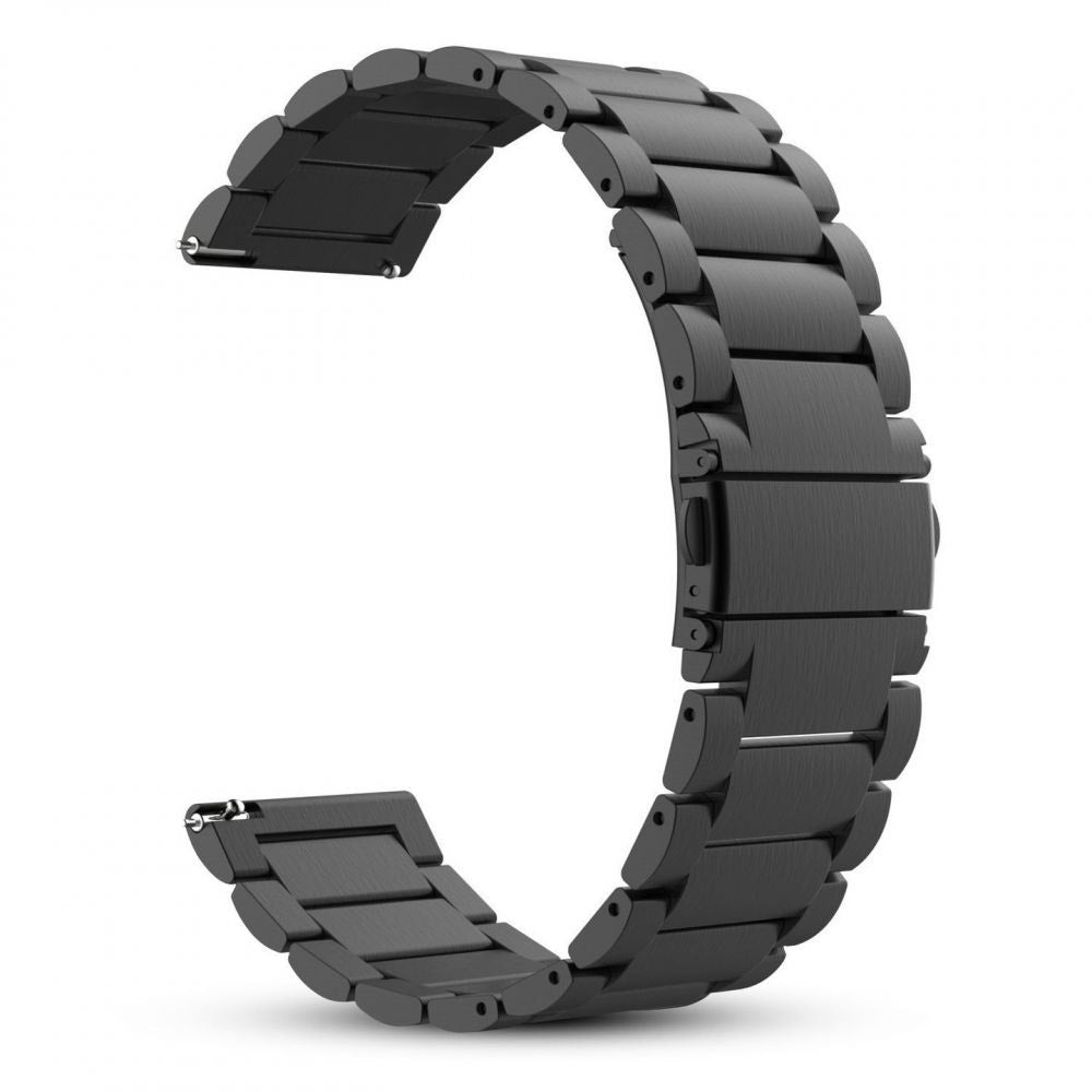 Correa Techsuit W010 para Huawei Watch / Garmin Watch Series, 18mm, Negra