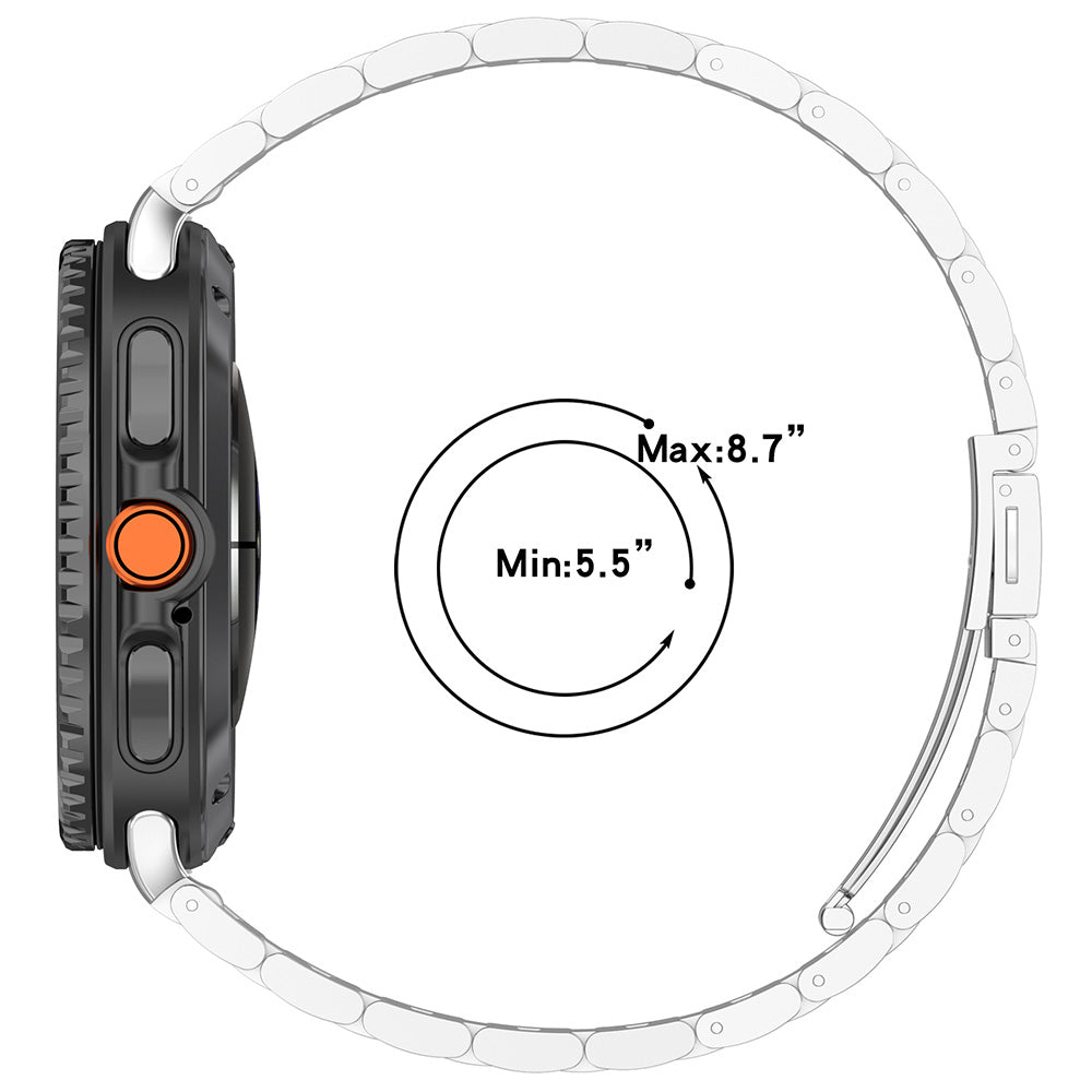 Correa Techsuit W010 para Samsung Galaxy Watch8 / Watch8 Classic Series, Dorada