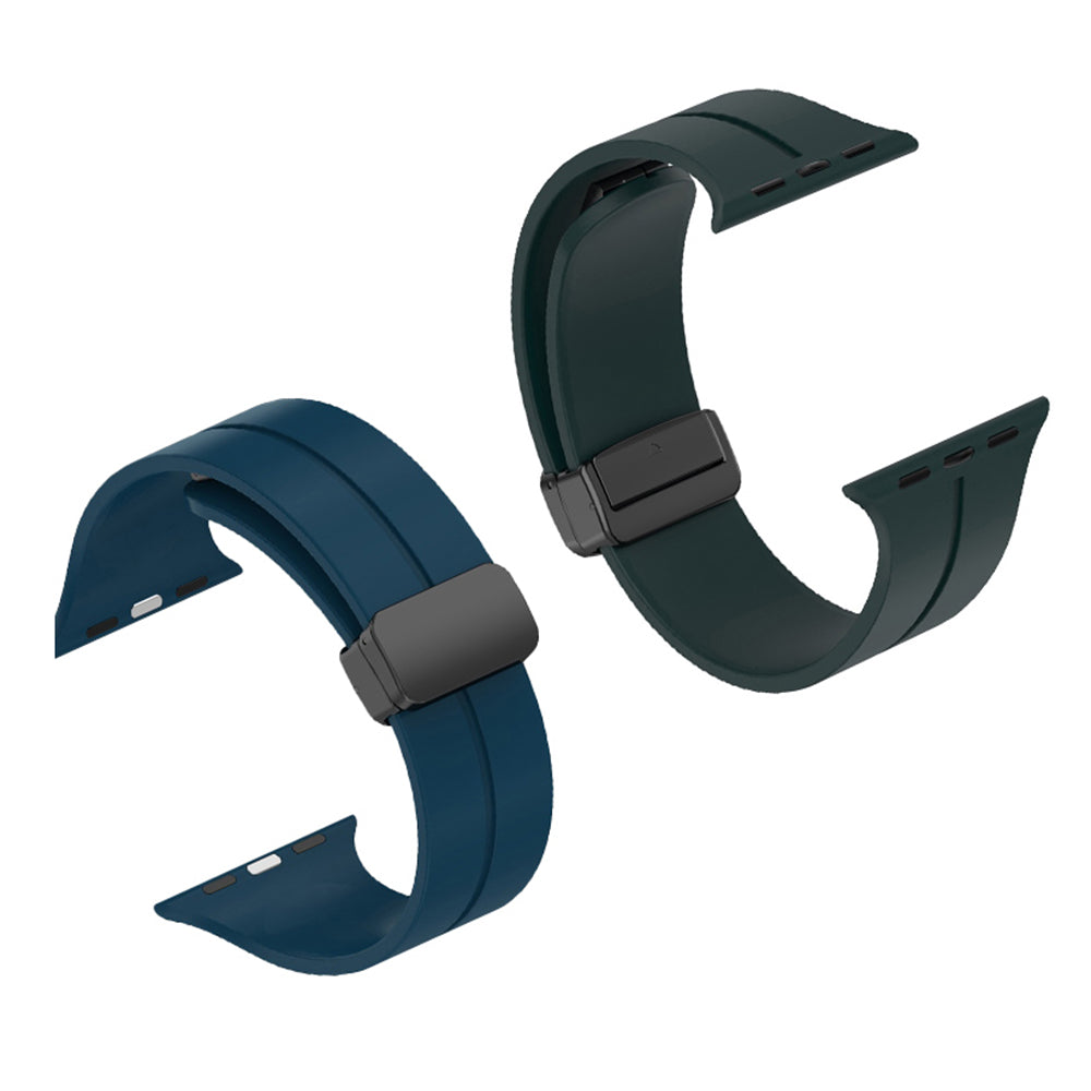 Correa Techsuit W011 para Apple Watch 49mm / 46mm / 45mm / 44mm / 42mm Series, Negra