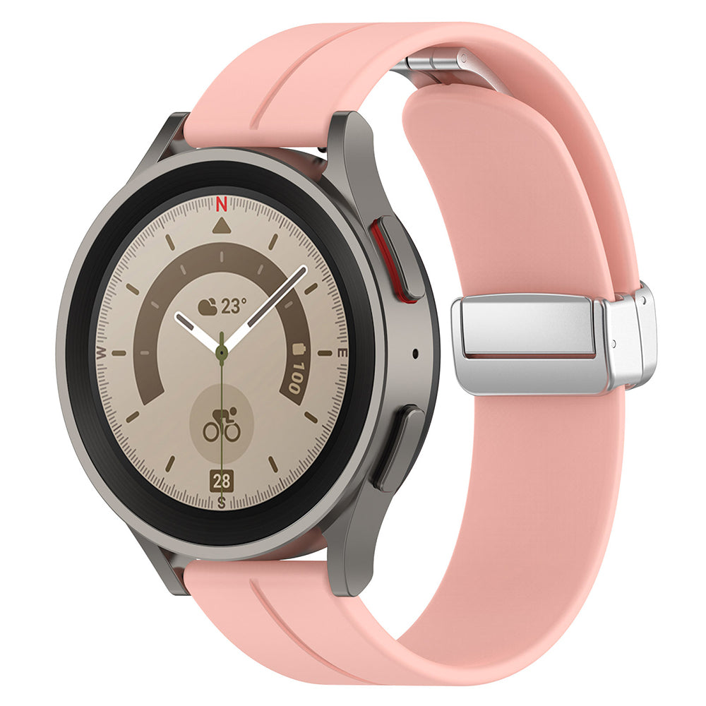 Correa Techsuit W011 para Samsung Galaxy Watch / Huawei Watch Series, 20mm, Rosa.