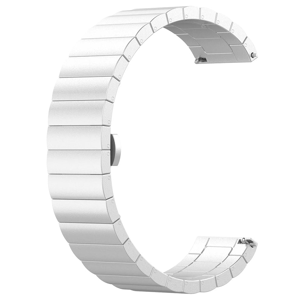 Correa Techsuit W012 para Huawei Watch / Xiaomi Watch Series, 22mm, Plateada
