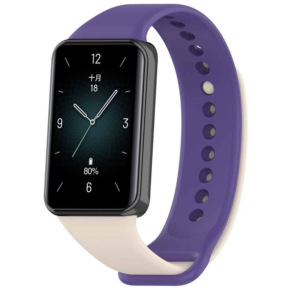 Correa Techsuit W014 para Honor Band 9, Lila Crema