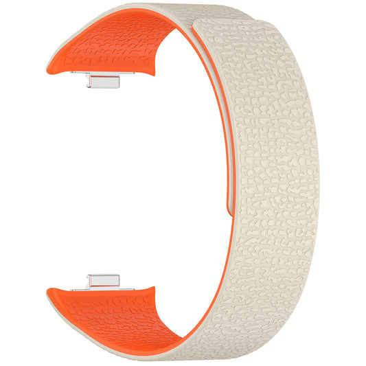 Techsuit W016 Strap for Xiaomi Smart Band / Watch Series, Beige Orange