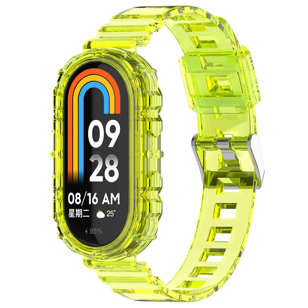 Correa Techsuit W017 para Xiaomi Smart Band 8, Amarilla