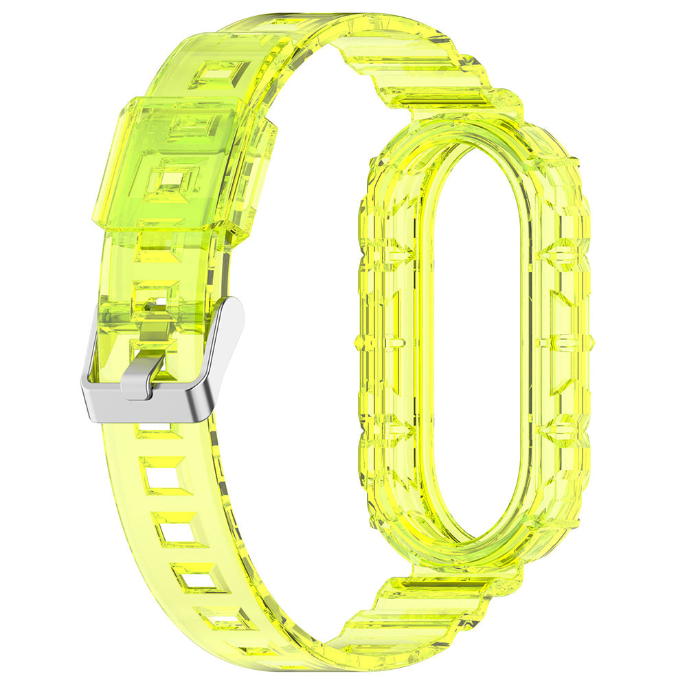 Correa Techsuit W017 para Xiaomi Smart Band 8, Amarilla