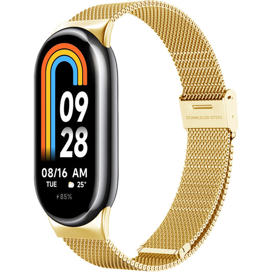 Correa Techsuit W022 para Xiaomi Smart Band 9 / 8, 15mm, Dorada