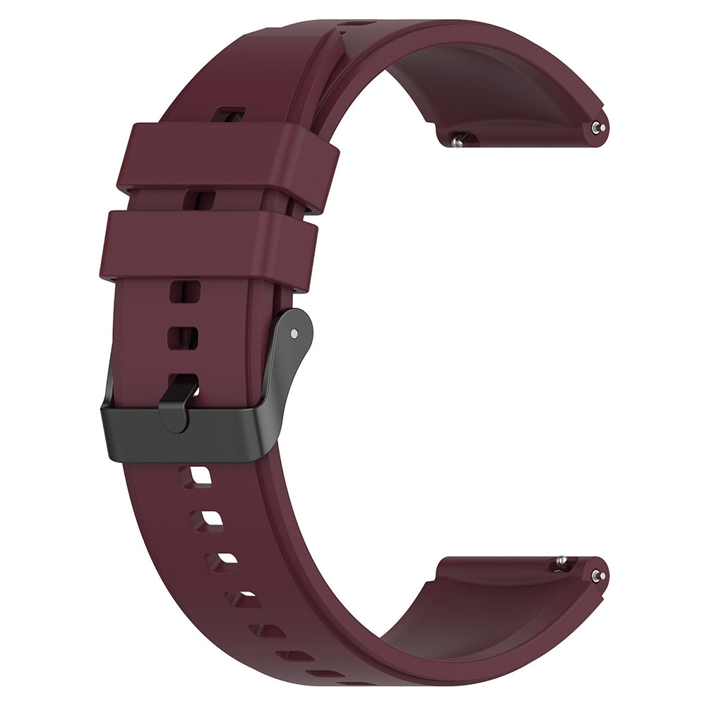 Correa Techsuit W026 para Huawei Watch / Xiaomi Watch Series, 22mm, Borgoña