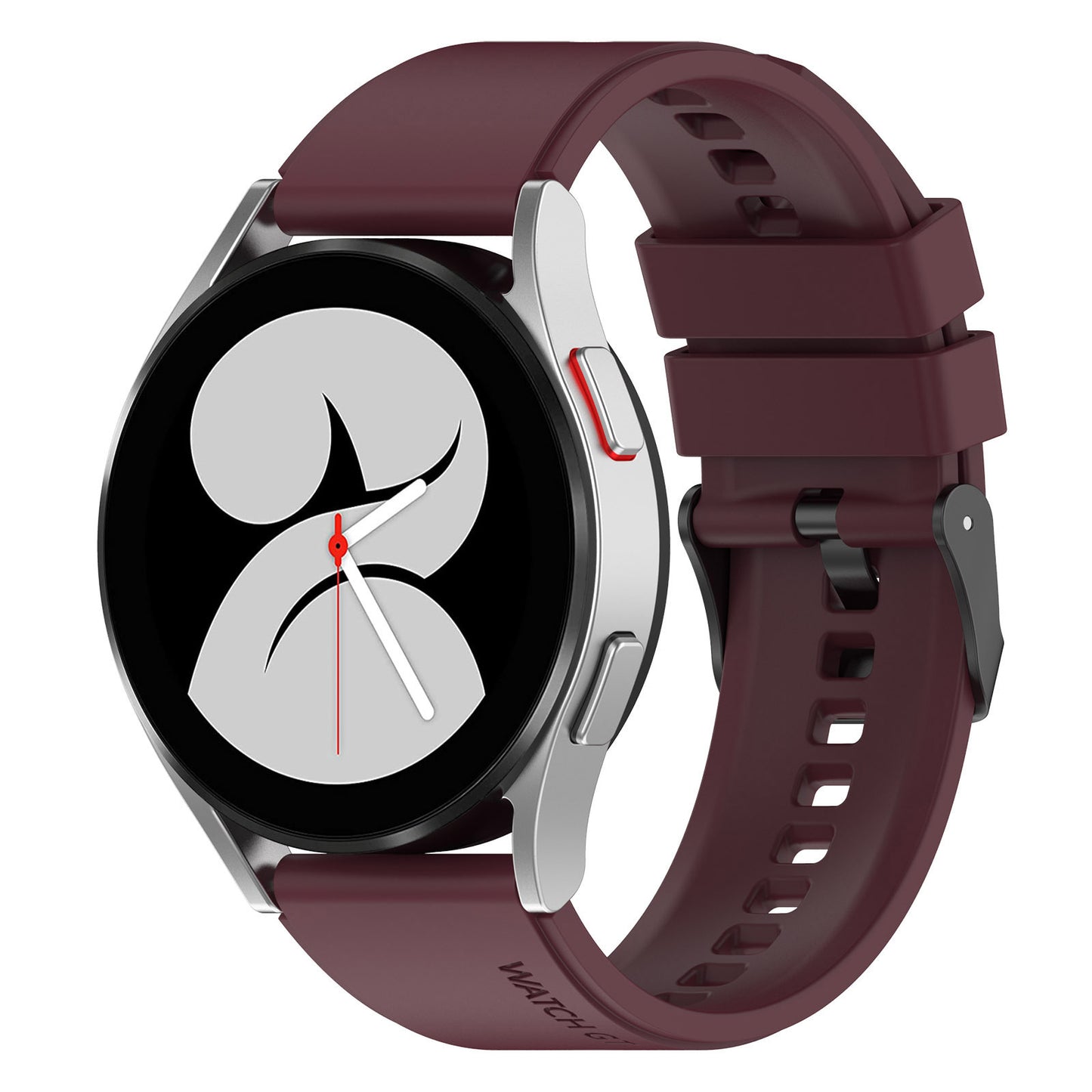 Correa Techsuit W026 para Huawei Watch / Xiaomi Watch Series, 22mm, Borgoña