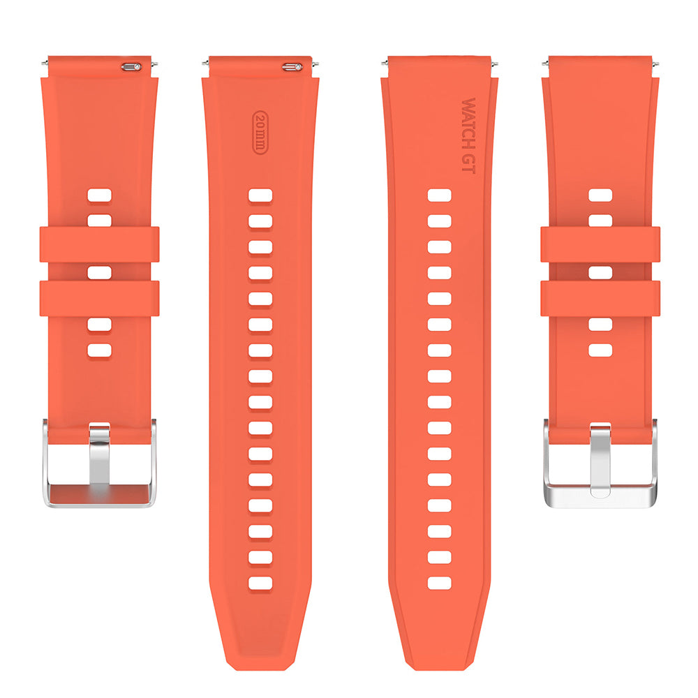 Correa Techsuit W026 para Samsung Galaxy Watch / Huawei Watch Series, 20mm, Naranja