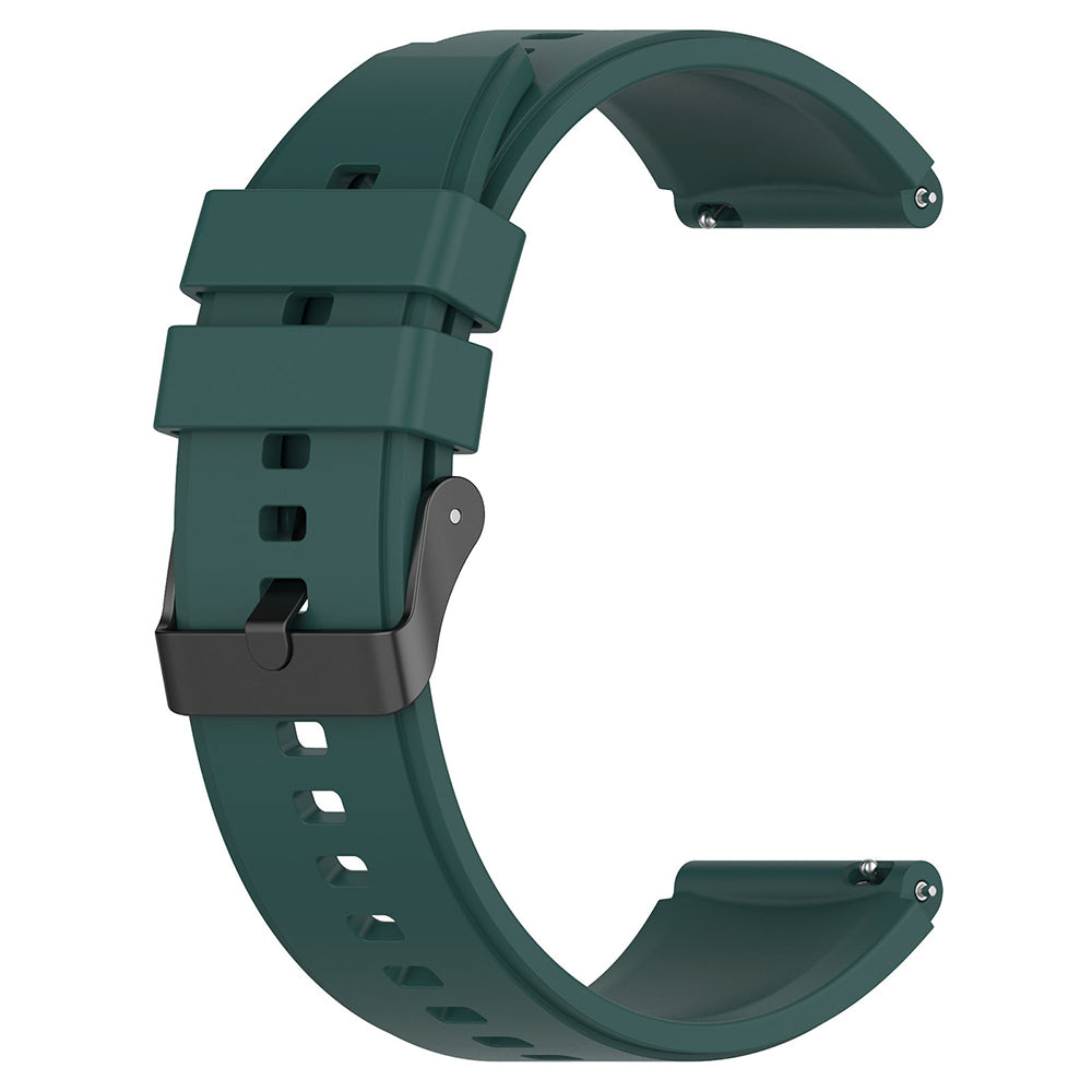 Correa Techsuit W026 para Samsung Galaxy Watch / Huawei Watch Series, 20mm, Verde Oscuro