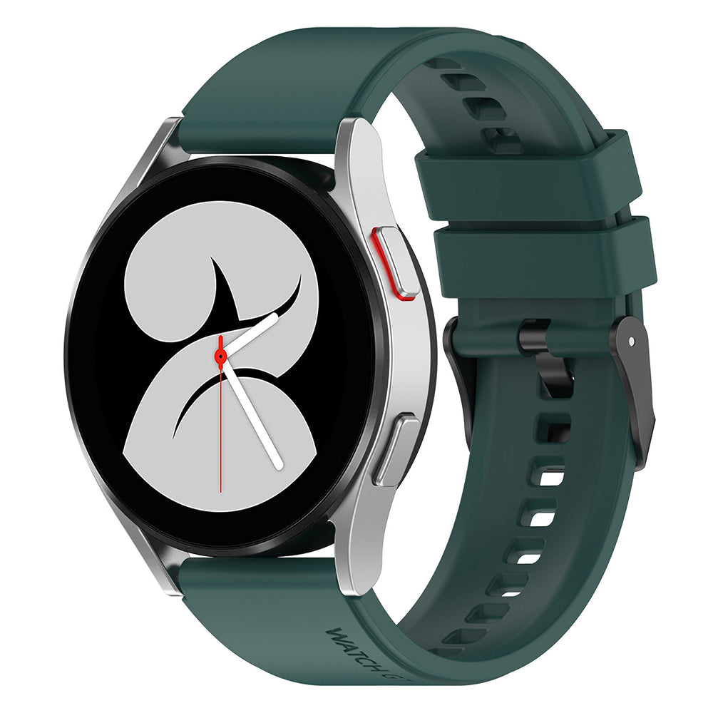 Correa Techsuit W026 para Samsung Galaxy Watch / Huawei Watch Series, 20mm, Verde Oscuro
