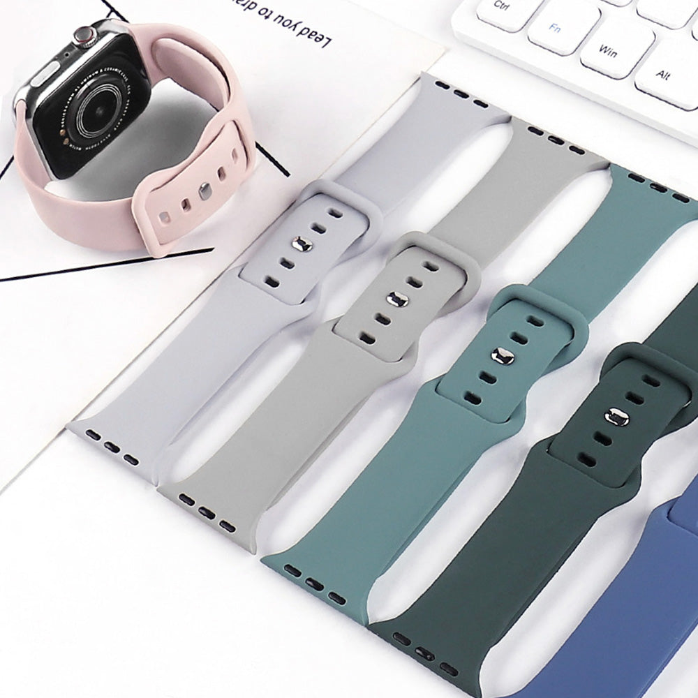 Correa Techsuit W031 para Apple Watch 49mm / 46mm / 45mm / 44mm / 42mm Series, Gris