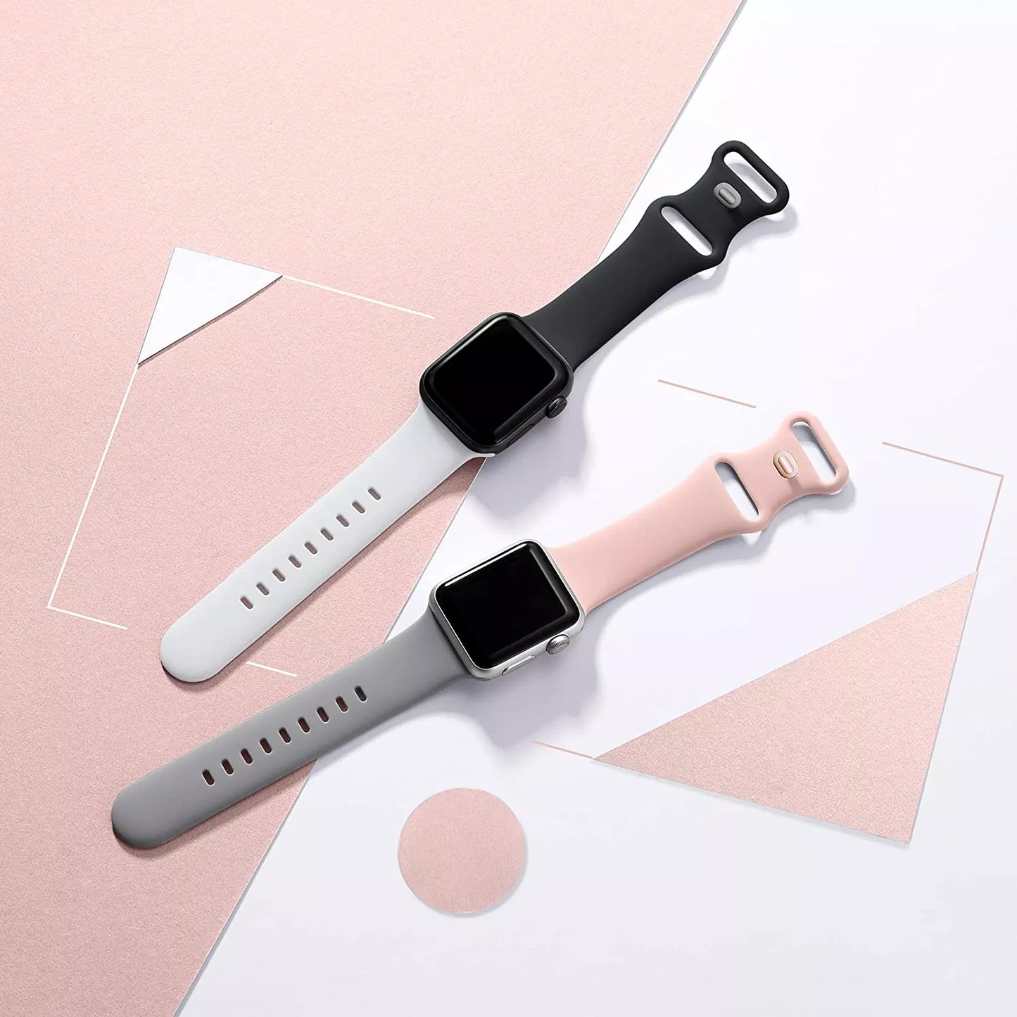 Correa Techsuit W031 para Apple Watch 49mm / 46mm / 45mm / 44mm / 42mm Series, Gris