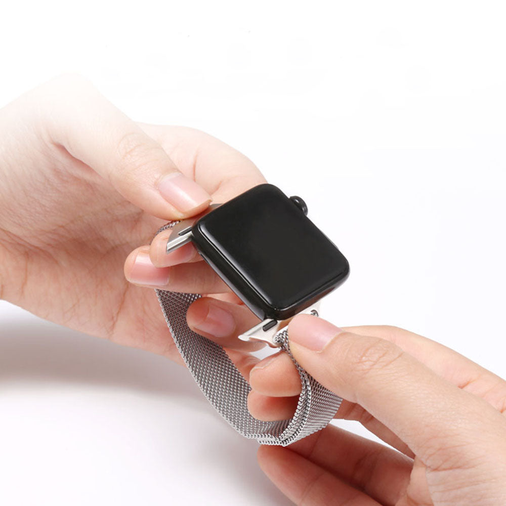 Correa Techsuit W034 para Apple Watch 42mm / 41mm / 40mm / 38mm Series, Oro oscuro