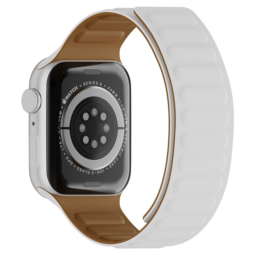 Correa Techsuit W035 para Apple Watch 49mm / 46mm / 45mm / 44mm / 42mm Series, Blanca