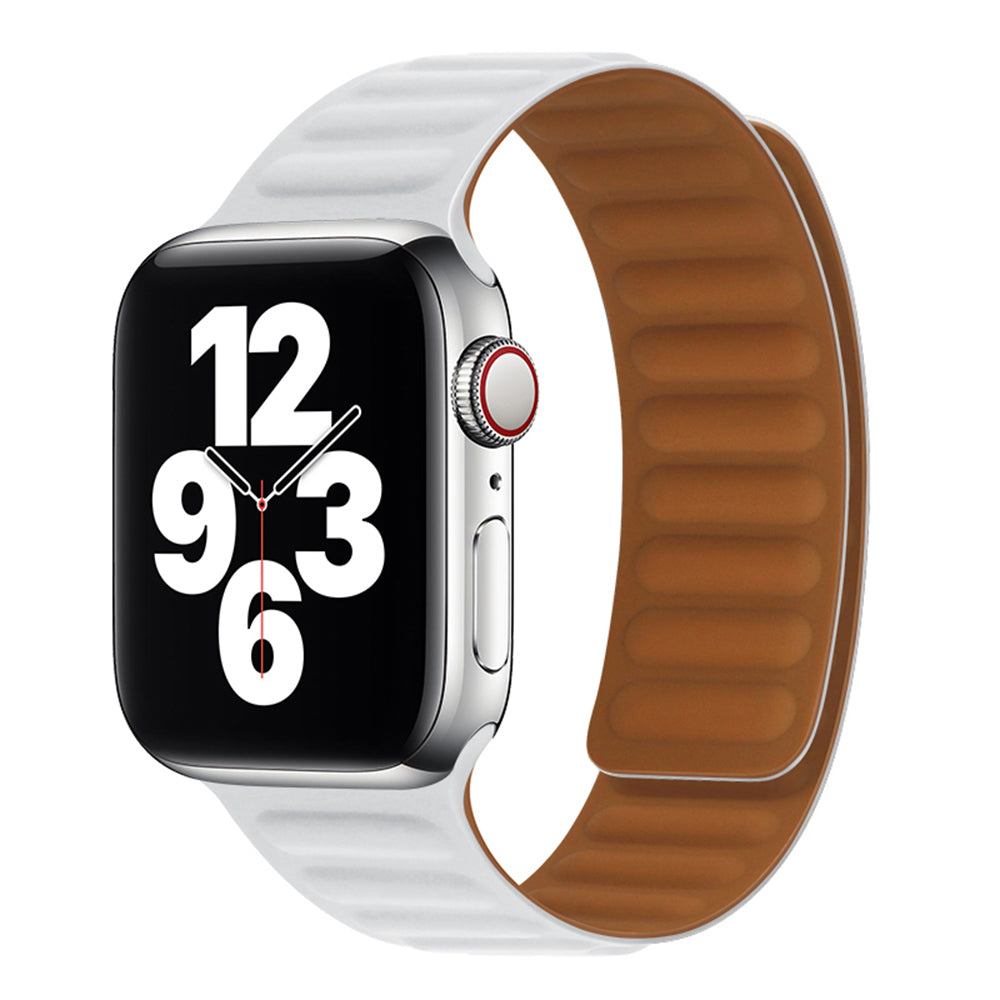 Correa Techsuit W035 para Apple Watch 49mm / 46mm / 45mm / 44mm / 42mm Series, Blanca