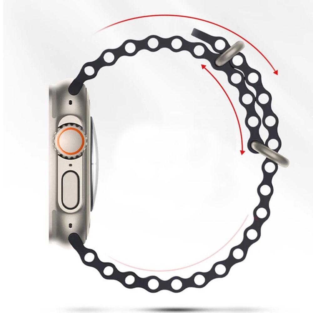 Correa Techsuit W038 para Apple Watch 42mm / 41mm / 40mm / 38mm Series, Roja