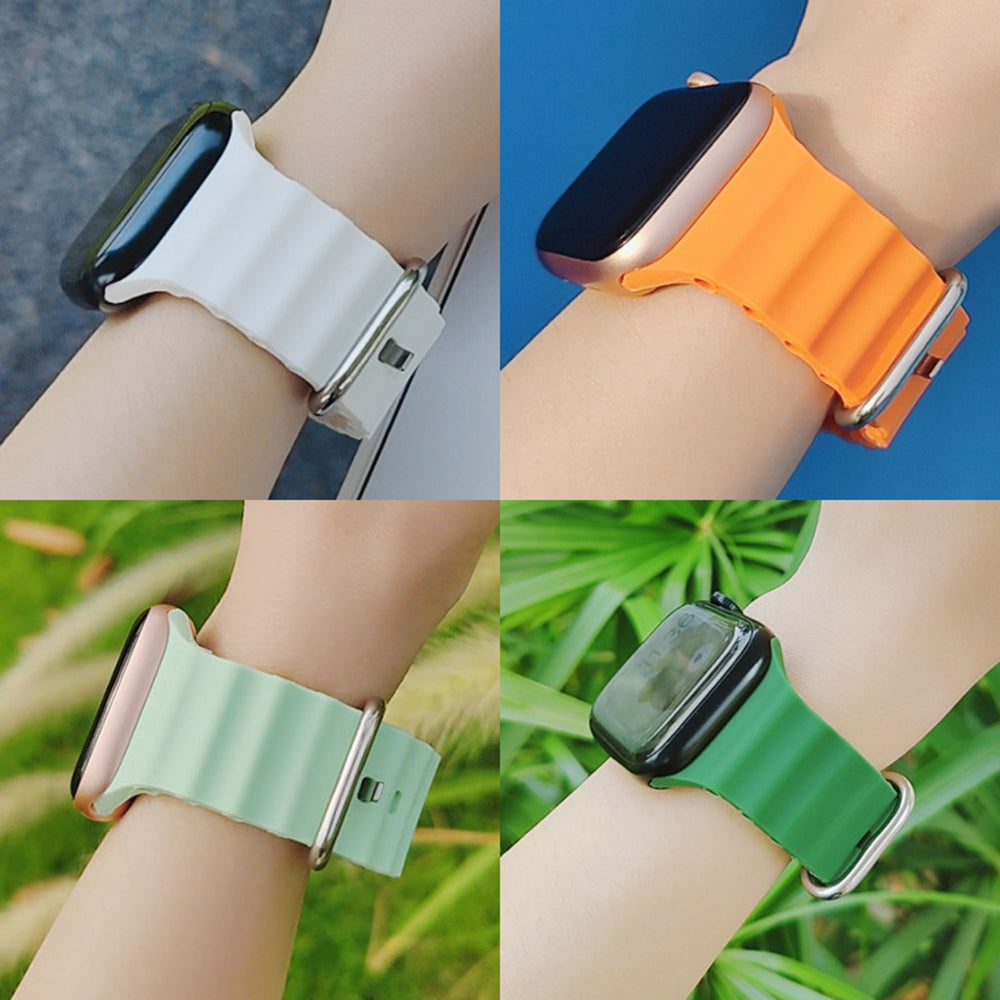 Correa Techsuit W038 para Apple Watch 42mm / 41mm / 40mm / 38mm Series, Roja