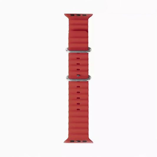 Correa Techsuit W038 para Apple Watch 42mm / 41mm / 40mm / 38mm Series, Rojo Oscuro
