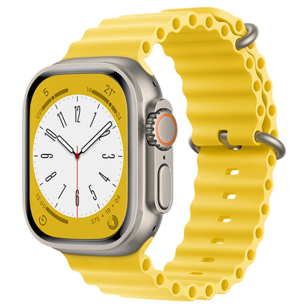Correa Techsuit W038 para Apple Watch 49mm / 46mm / 45mm / 44mm / 42mm Series, Amarilla