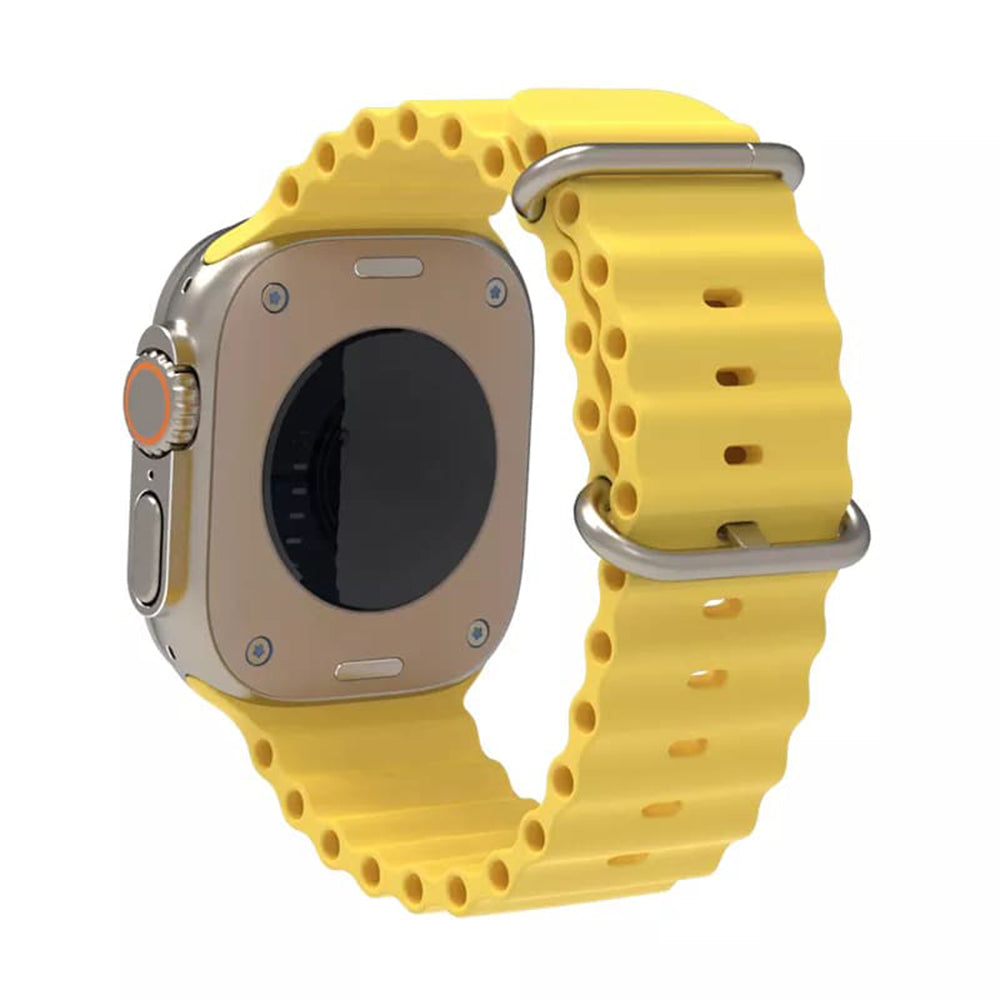 Correa Techsuit W038 para Apple Watch 49mm / 46mm / 45mm / 44mm / 42mm Series, Amarilla