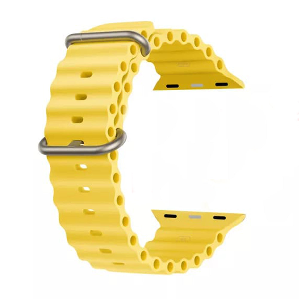 Correa Techsuit W038 para Apple Watch 49mm / 46mm / 45mm / 44mm / 42mm Series, Amarilla