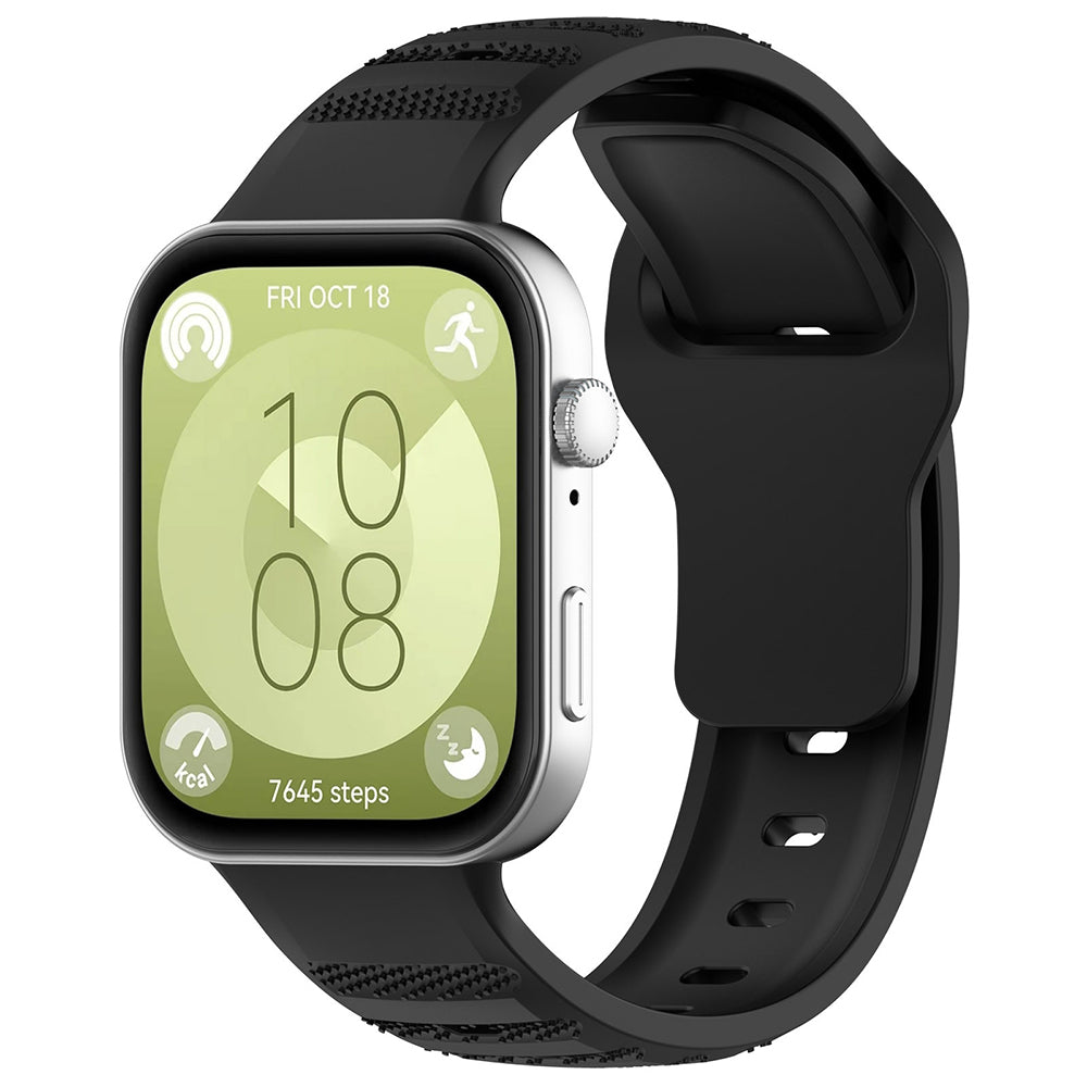 Correa Techsuit W050 para Huawei Watch Fit 4 Pro / Fit 4 / Fit 3, Negra