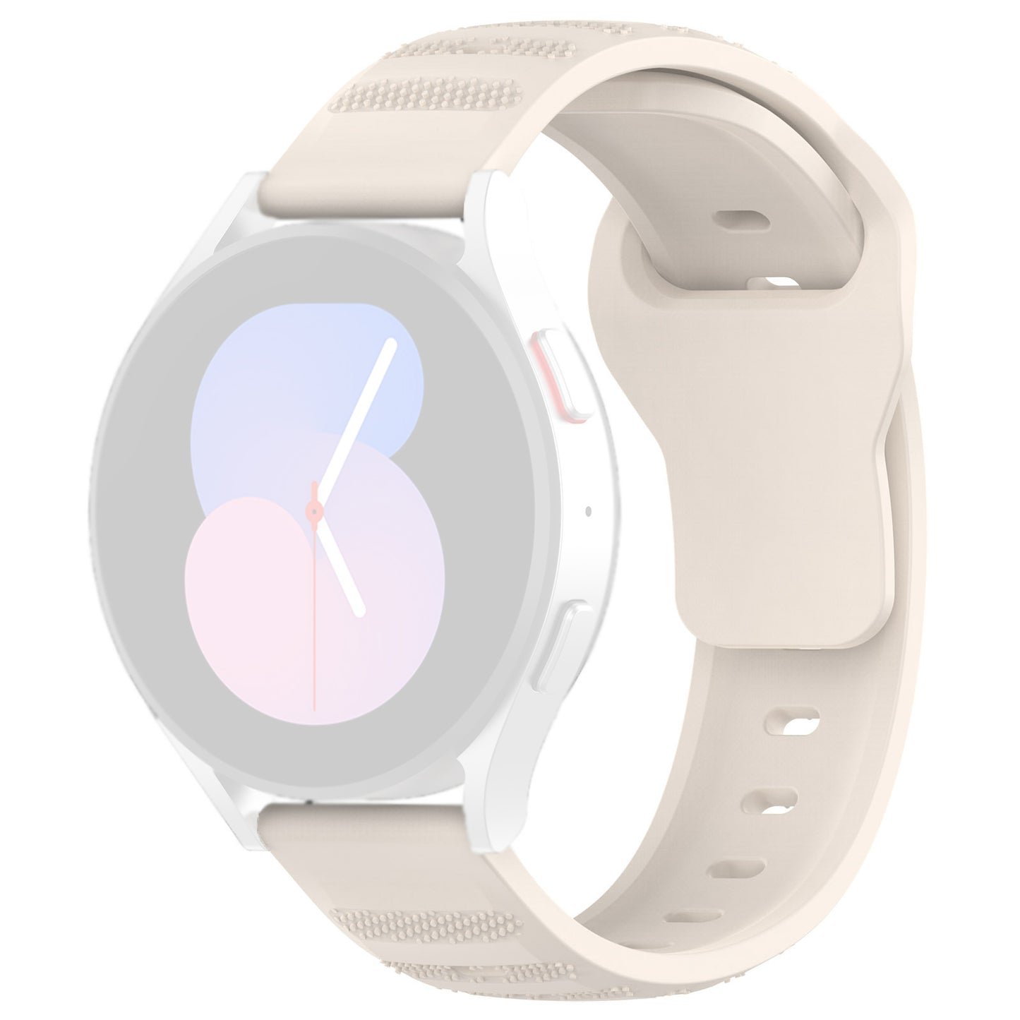 Correa Techsuit W050 para Samsung Galaxy Watch / Huawei Watch Series, 20mm, Beige