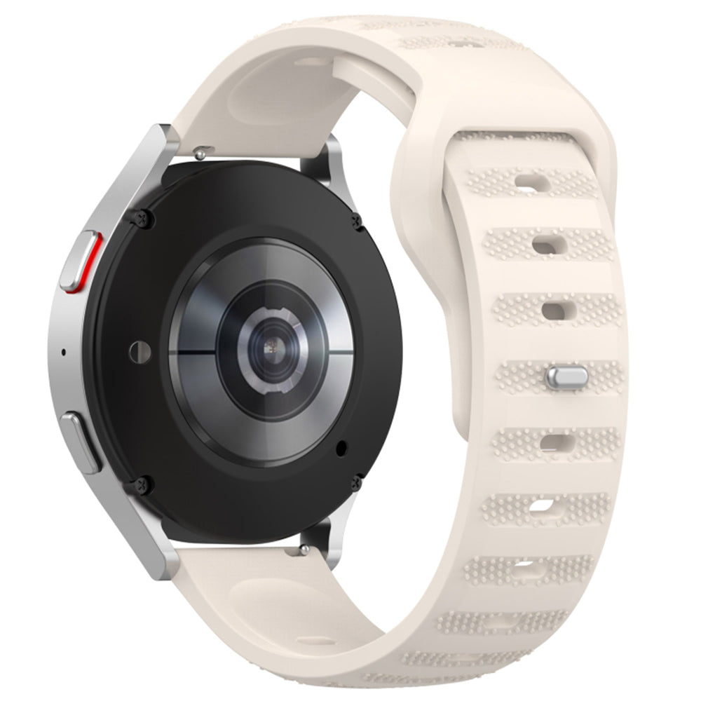 Correa Techsuit W050 para Samsung Galaxy Watch / Huawei Watch Series, 20mm, Beige