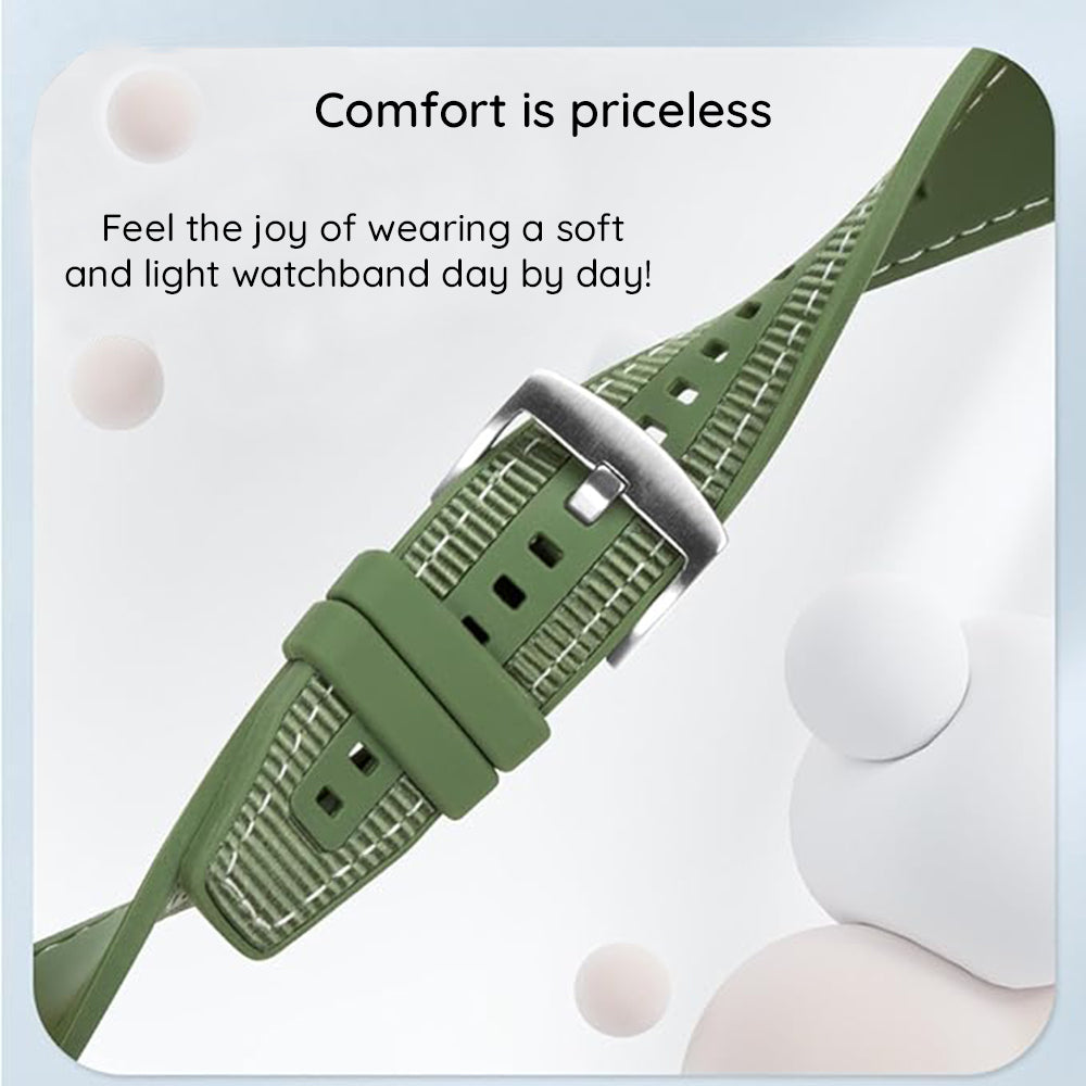 Correa Techsuit W051 para Huawei Watch / Xiaomi Watch Series, 22mm, Verde.