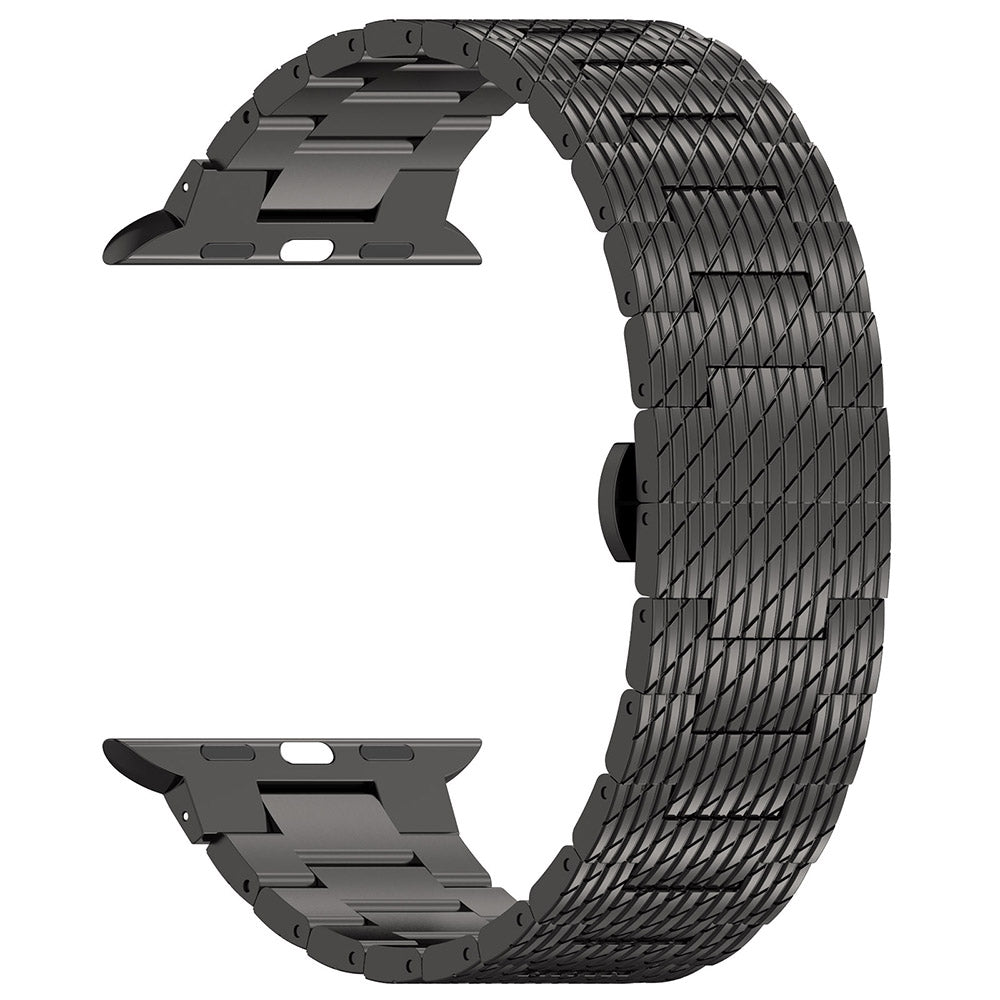 Techsuit W052 Strap for Apple Watch 42mm / 41mm / 40mm / 38mm Series, Black
