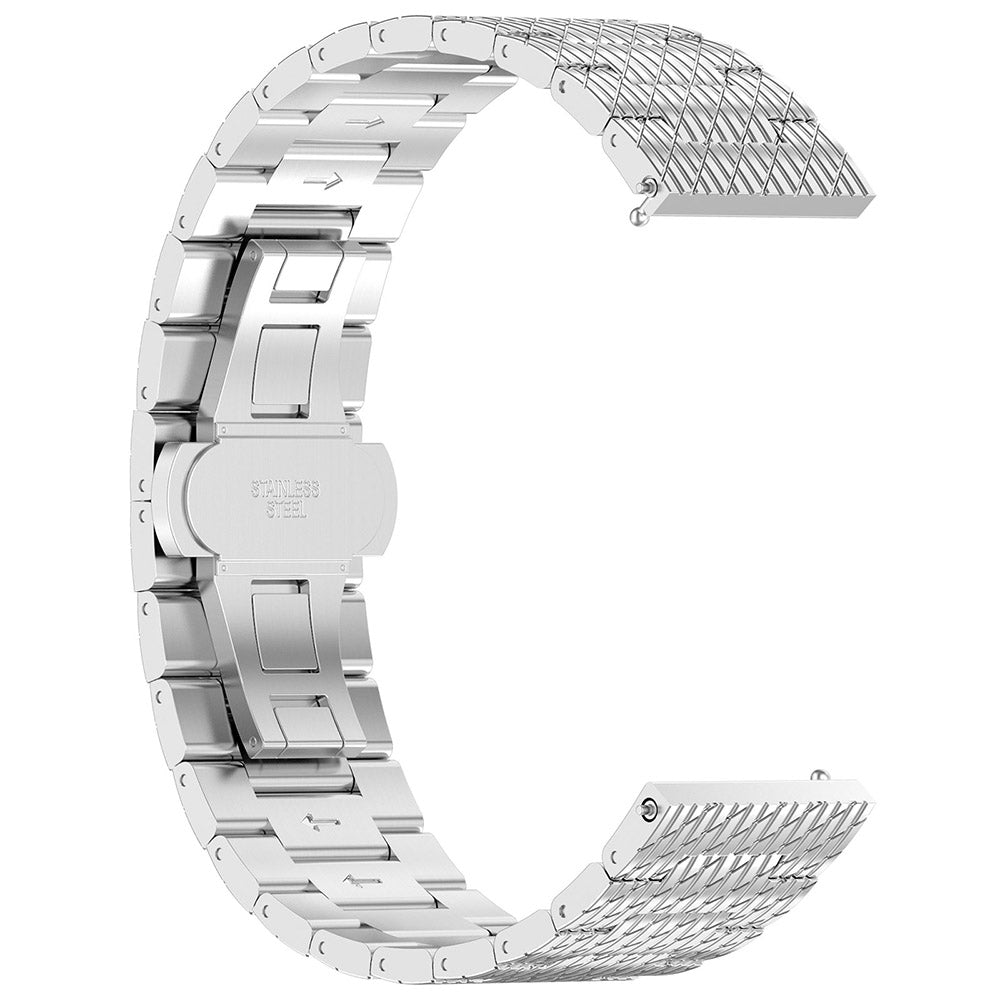 Correa Techsuit W052 para Samsung Galaxy Watch / Huawei Watch Series, 20mm, Plateada