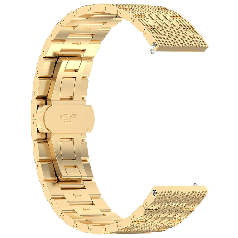 Correa Techsuit W052 para Samsung Galaxy Watch / Huawei Watch Series, 20mm, Dorada