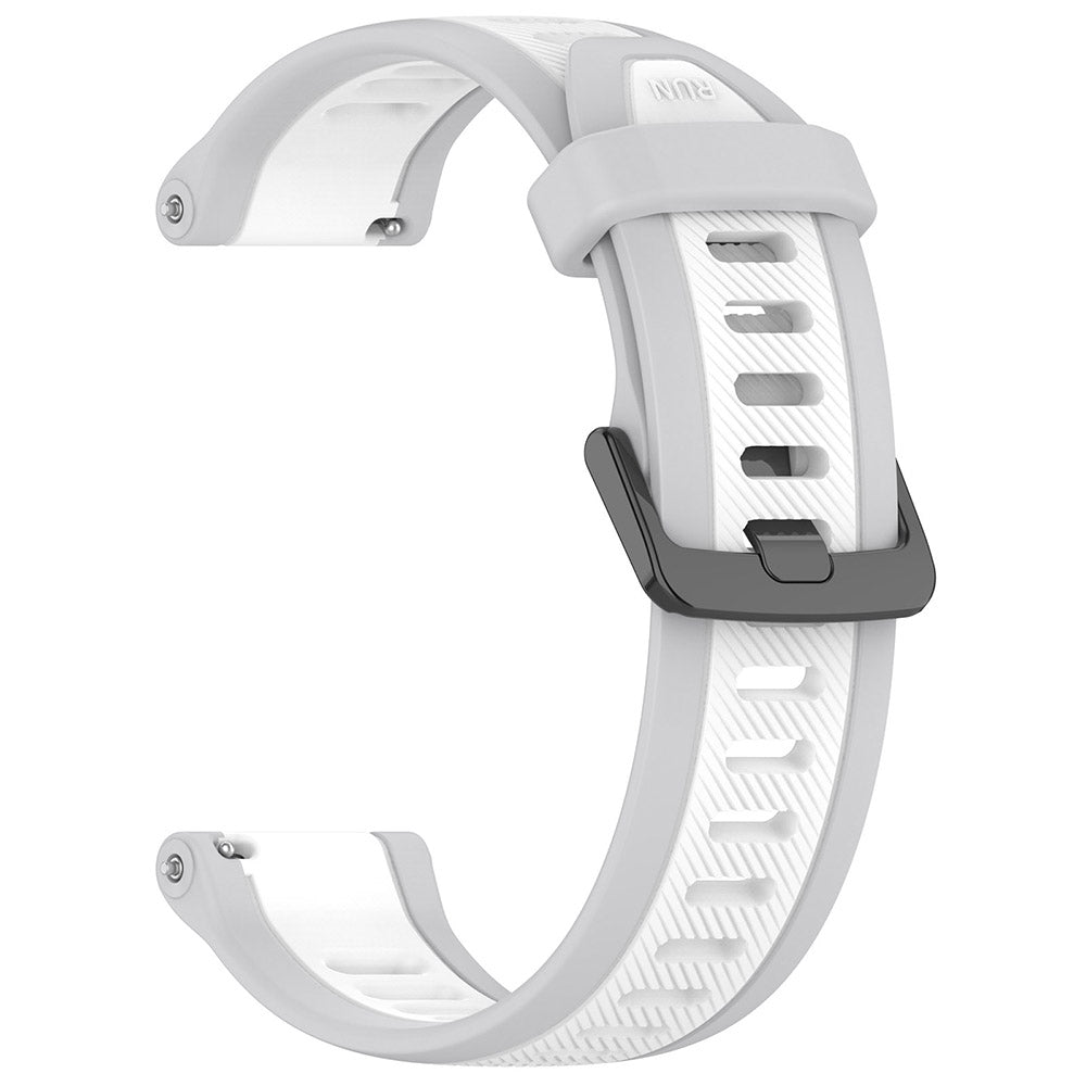 Correa Techsuit W053 para Huawei Watch / Garmin Watch Series, 18mm, Blanca