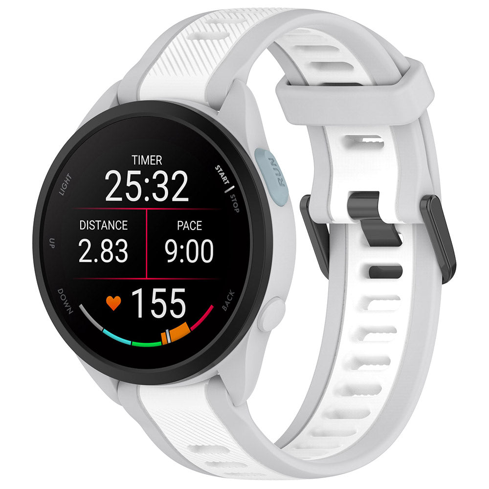Correa Techsuit W053 para Huawei Watch / Garmin Watch Series, 18mm, Blanca