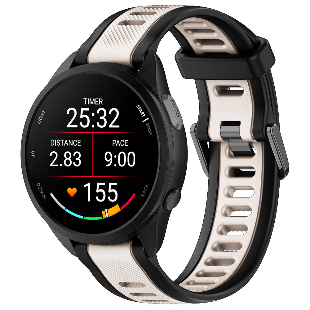 Correa Techsuit W053 para Huawei Watch / Garmin Watch Series, 18mm, Beige