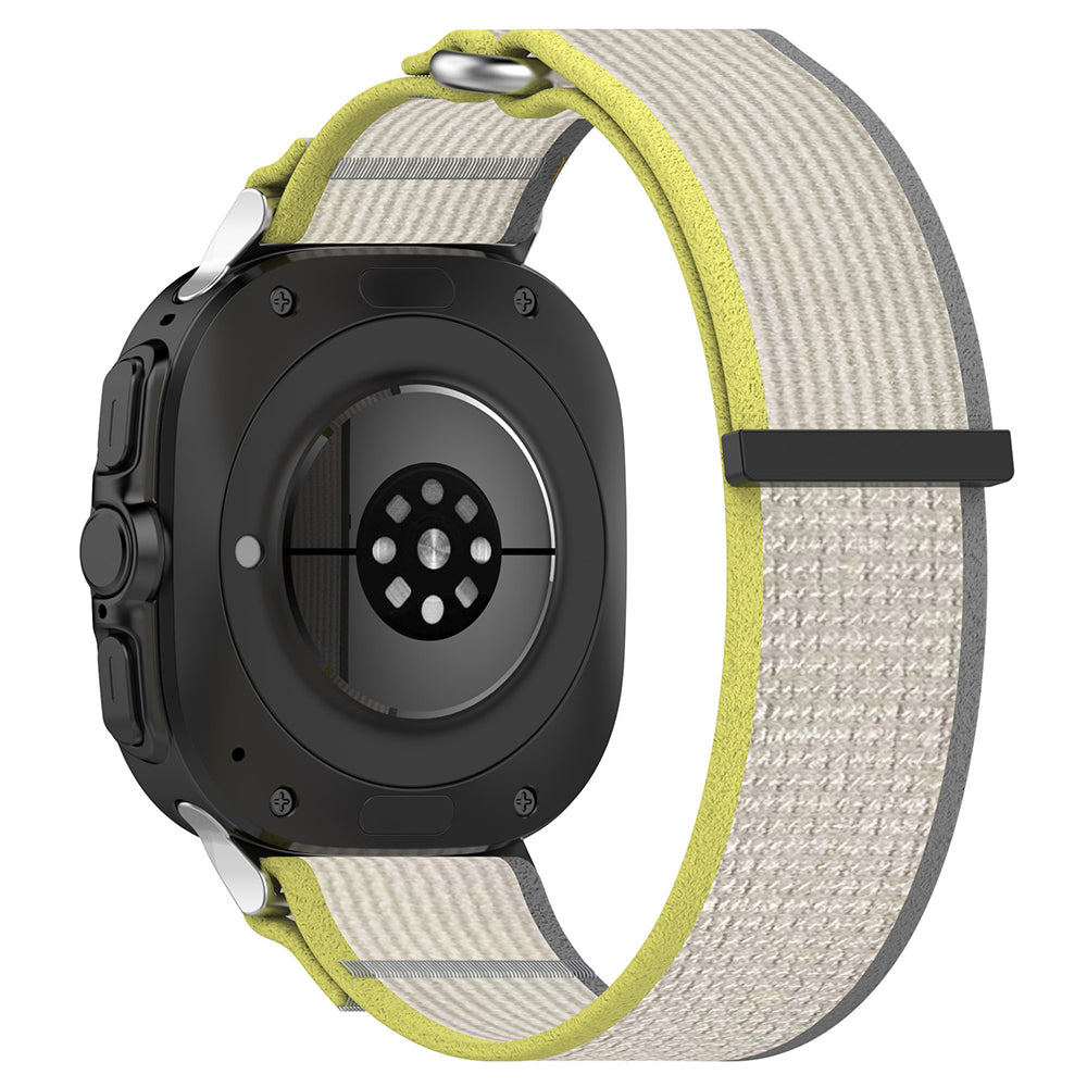 Correa Techsuit W054 para Samsung Galaxy Watch Ultra, Amarillo Gris