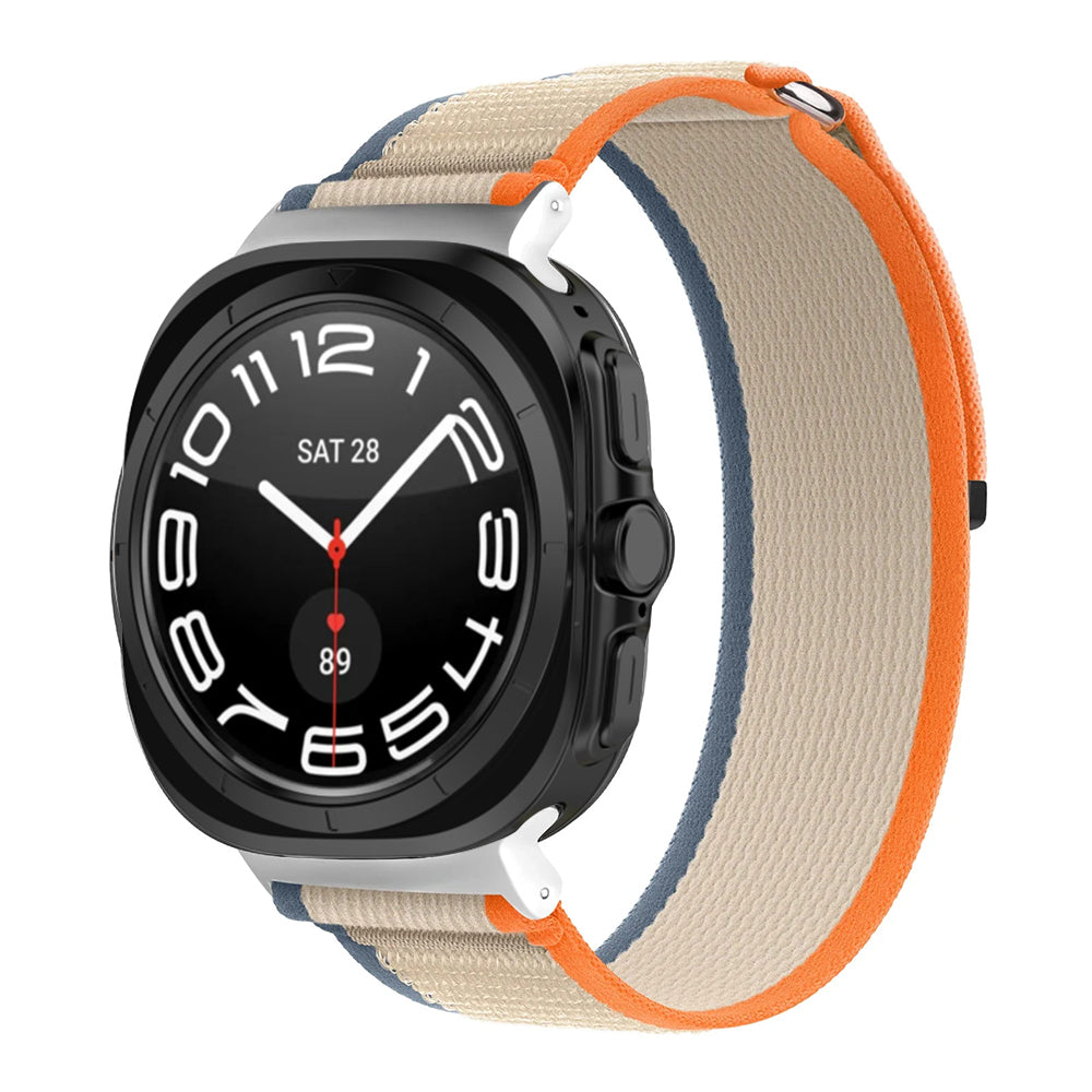 Correa Techsuit W054 para Samsung Galaxy Watch Ultra, Naranja Beige