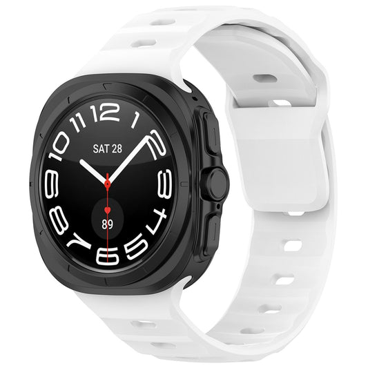 Correa Techsuit W055 para Samsung Galaxy Watch Ultra, Blanca