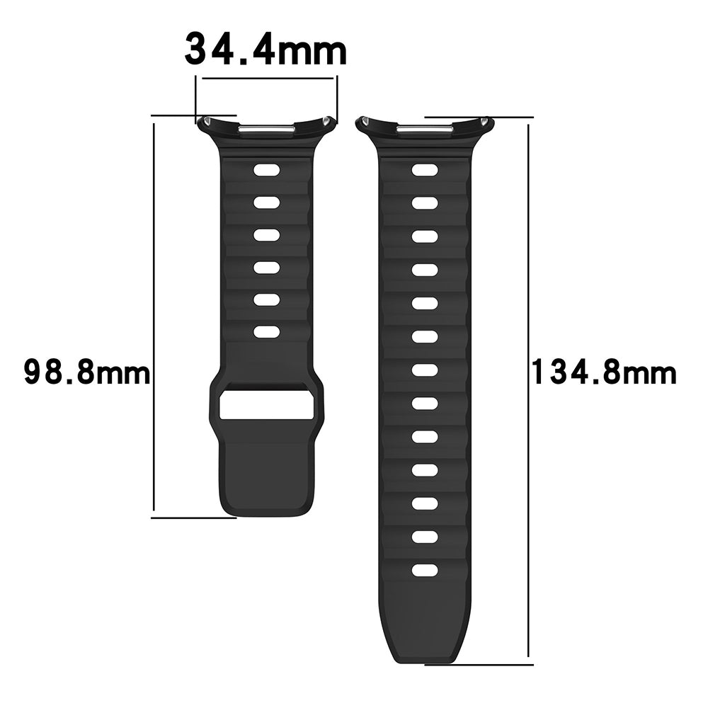 Correa Techsuit W055 para Samsung Galaxy Watch Ultra, Negra