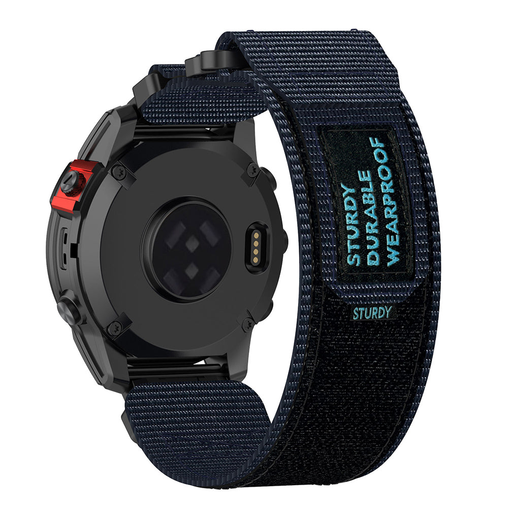 Correa Techsuit W057 para Garmin Watch Fenix / Forerunner Series, 22mm, Azul Marino