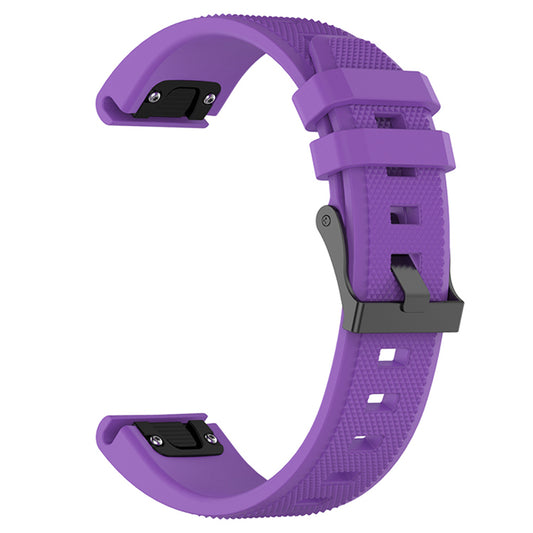 Techsuit W058 Strap for Garmin Instinct / Approach / Fenix Watch Series, 20mm, Purple