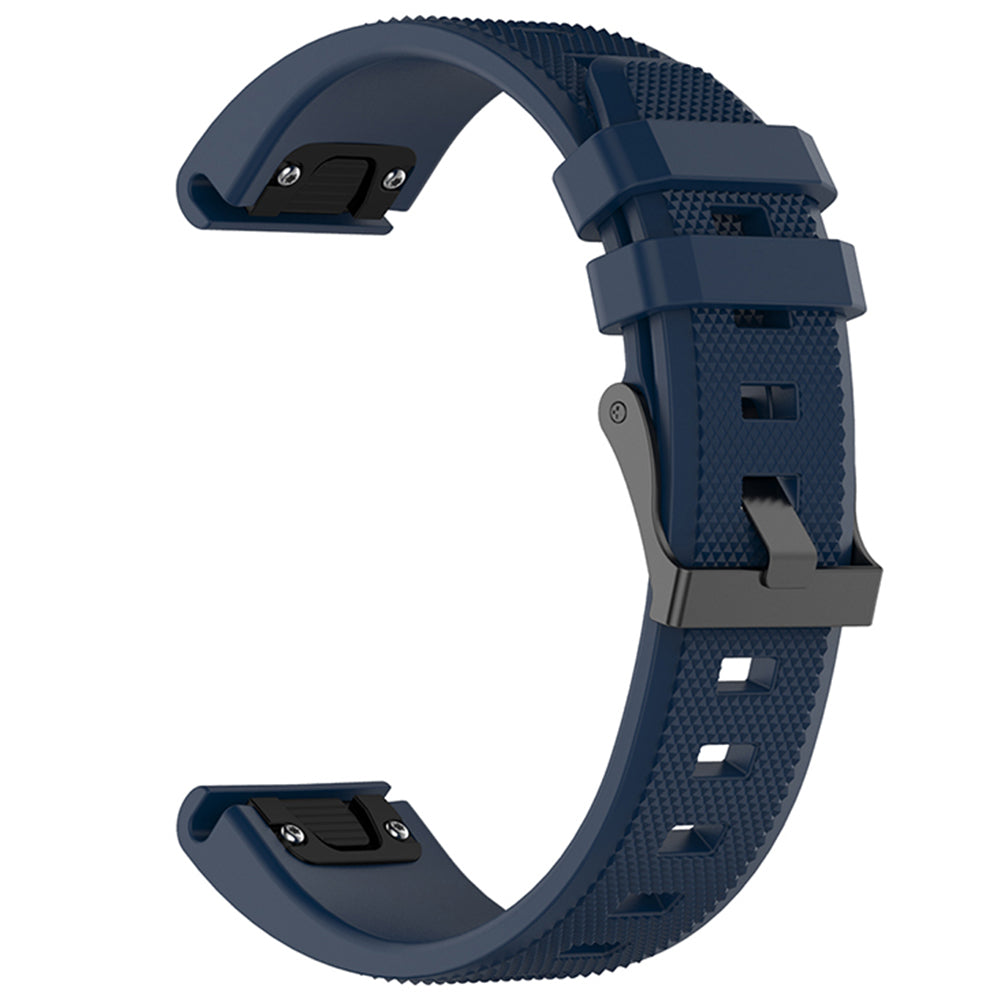 Correa Techsuit W058 para Garmin Watch Fenix / Forerunner Series, 22mm, Azul Marino
